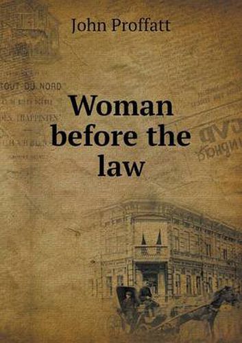 Cover image for Woman before the law