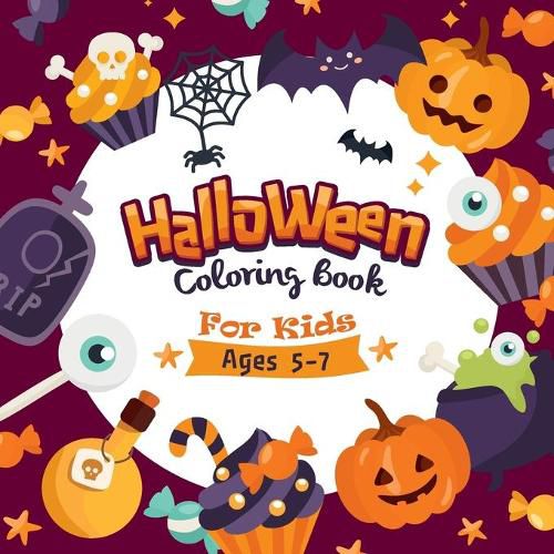 Cover image for The Halloween Coloring Book For Kids: Halloween Coloring and Activity Book: Children Coloring Workbooks for Kids: Boys, Girls and Toddlers Ages 2-4, 4-8 - Kids Halloween Gift