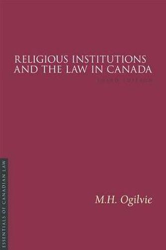 Cover image for Religious Institutions and the Law in Canada