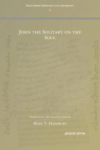 Cover image for John the Solitary on the Soul