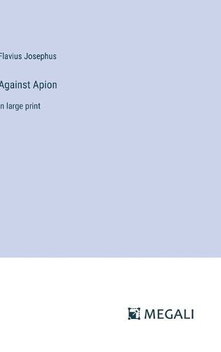 Cover image for Against Apion