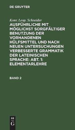 Cover image for Elementarlehre
