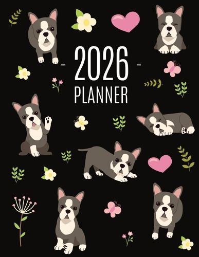 Cover image for Boston Terrier Planner 2026