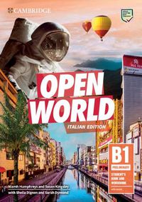 Cover image for Open World Preliminary Student's Book and Workbook with ebook: Italian Edition