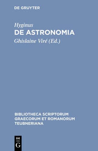 Cover image for De Astronomia CB