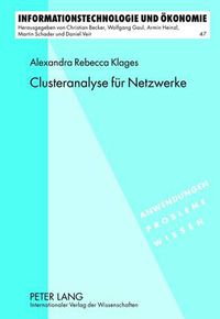 Cover image for Clusteranalyse Fuer Netzwerke