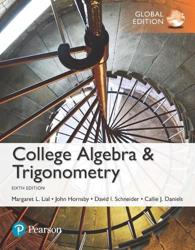 Cover image for College Algebra and Trigonometry, Global Edition