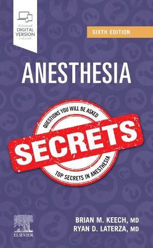 Cover image for Anesthesia Secrets