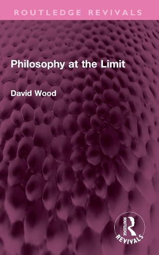 Cover image for Philosophy at the Limit
