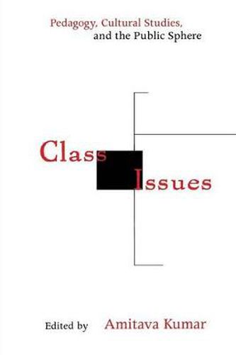 Cover image for Class Issues: Pedagogy, Cultural Studies, and the Public Sphere