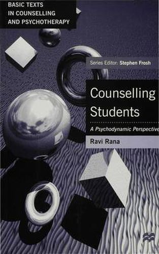 Cover image for Counselling Students: A Psychodynamic Perspective