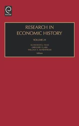 Cover image for Research in Economic History