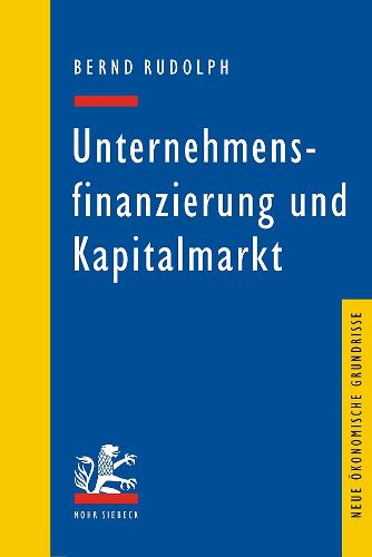 Cover image for Unternehmensfinanzierung und Kapitalmarkt