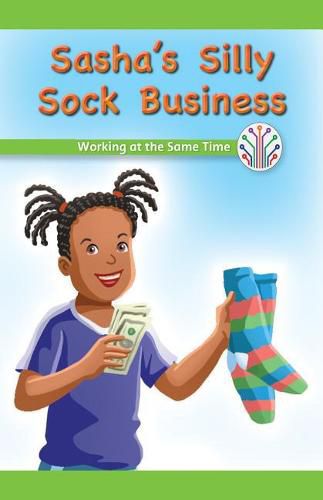 Cover image for Sasha's Silly Sock Business: Working at the Same Time