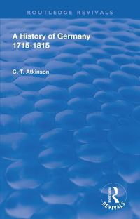 Cover image for A History of Germany 1715-1815