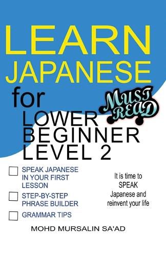 Cover image for Learn Japanese for Lower Beginner level 2