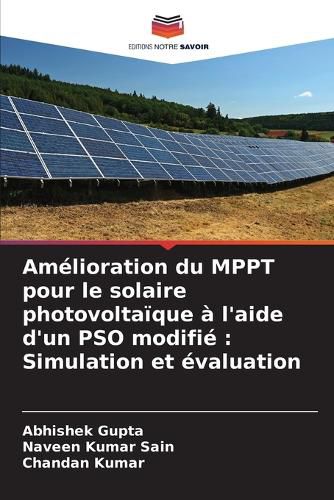 Cover image for Amelioration du MPPT pour le solaire photovoltaique a l'aide d'un PSO modifie