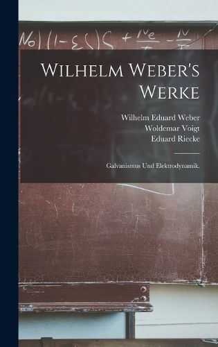 Cover image for Wilhelm Weber's Werke