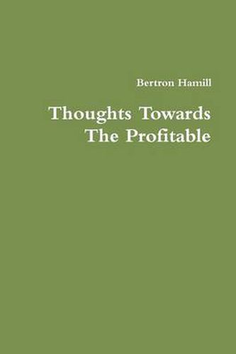 Cover image for Thoughts Towards The Profitable