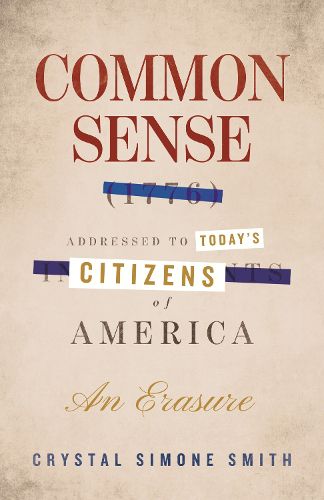Cover image for Common Sense (1776), Addressed to Today's Citizens of America