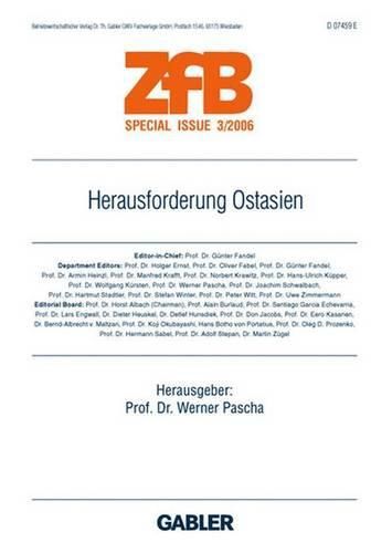 Cover image for Herausforderung Ostasien