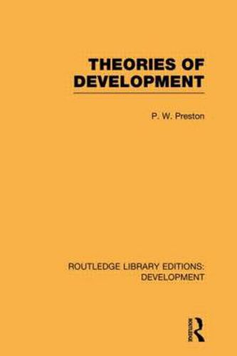 Cover image for Theories of Development