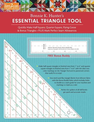 Cover image for fast2cut (R) Bonnie K. Hunter's Essential Triangle Tool