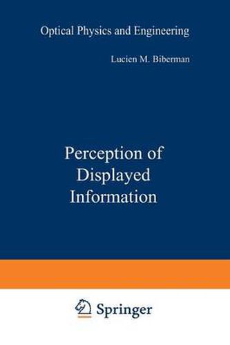 Cover image for Perception of Displayed Information