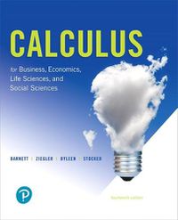 Cover image for Calculus for Business, Economics, Life Sciences, and Social Sciences
