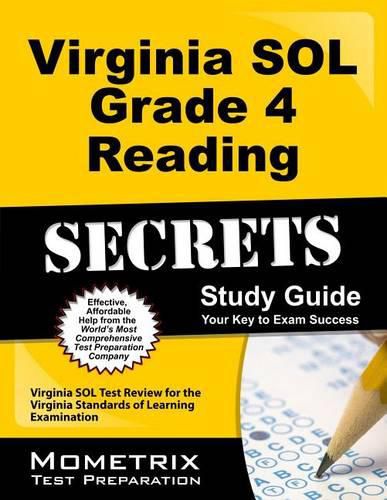 Cover image for Virginia Sol Grade 4 Reading Secrets Study Guide: Virginia Sol Test Review for the Virginia Standards of Learning Examination