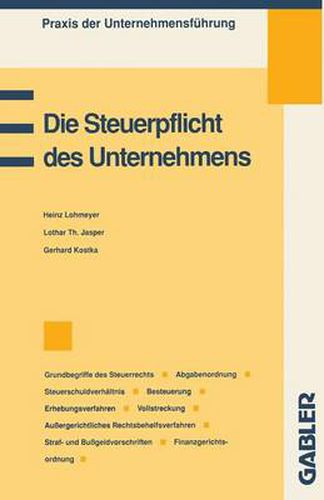 Cover image for Die Steuerpflicht Des Unternehmens