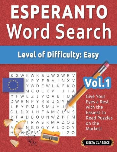 Cover image for Esperanto Word Search - Level of Difficulty