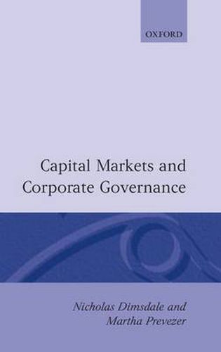 Cover image for Capital Markets and Corporate Governance