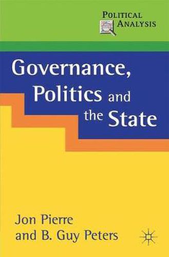 Cover image for Governance, Politics and the State