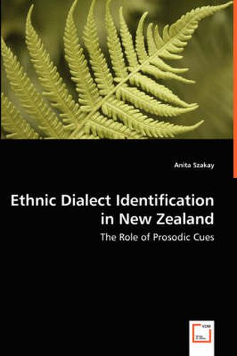 Cover image for Ethnic Dialect Identification in New Zealand - The Role of Prosodic Cues