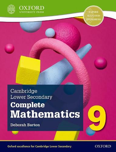 Cover image for Cambridge Lower Secondary Complete Mathematics 9: Student Book (Second Edition)