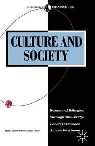 Cover image for Culture and Society: Sociology of Culture