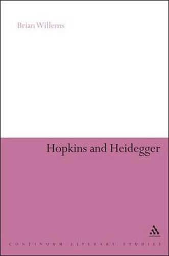 Cover image for Hopkins and Heidegger