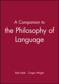 Cover image for A Companion to Philosophy of Language