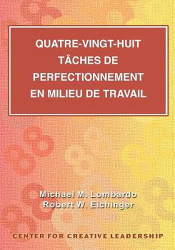 Cover image for Eighty-Eight Assignments for Development in Place (French Canadian)