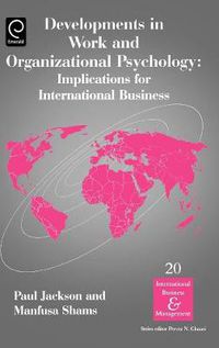 Cover image for Developments in Work and Organizational Psychology: Implications for International Business