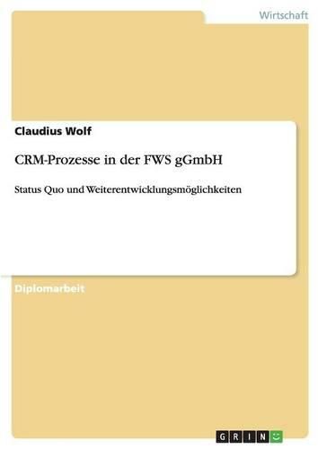 Cover image for Crm-Prozesse in Der Fws Ggmbh