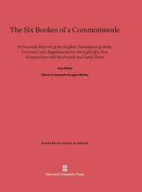 Cover image for The Six Bookes of a Commonweale