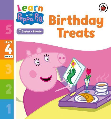 Cover image for Learn with Peppa Phonics Level 4 Book 3 - Birthday Treats (Phonics Reader)