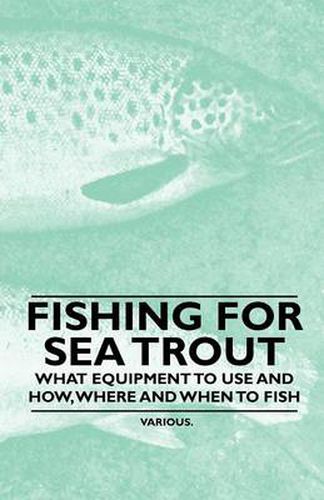 Cover image for Fishing for Sea Trout - What Equipment to Use and How, Where and When to Fish