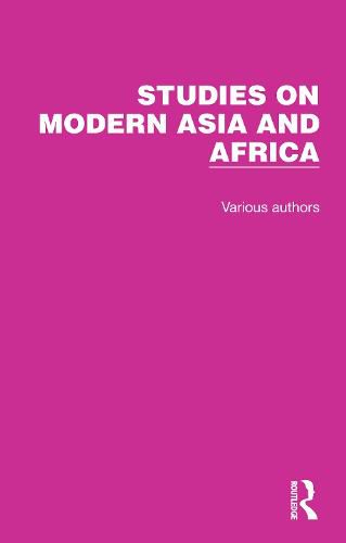 Cover image for Studies on Modern Asia and Africa: 7 Volume Set