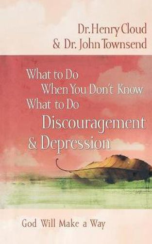 Cover image for What to Do When You Don't Know What to Do: Discouragement and   Depression