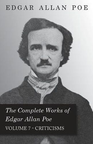 Cover image for The Complete Works of Edgar Allan Poe; Tales 7