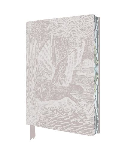 Cover image for Angela Harding: Marsh Owl Artisan Art Notebook (Flame Tree Journals)