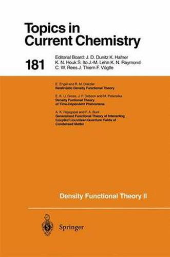 Cover image for Density Functional Theory II: Relativistic and Time Dependent Extensions